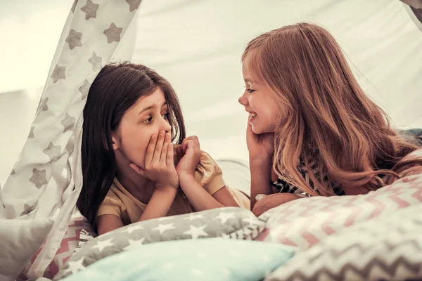 Little girls playing — Stock Photo, Image