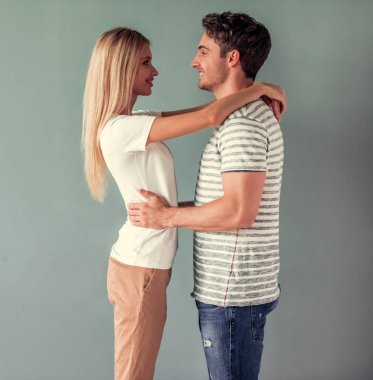 Romantik genç çift