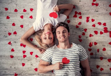 Romantik genç çift