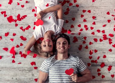 Romantik genç çift