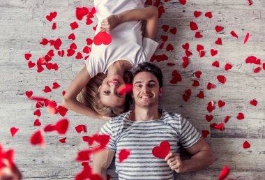 Romantik genç çift