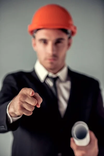 Handsome young architect — Stock Photo, Image