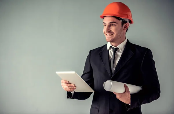 Handsome young architect — Stock Photo, Image