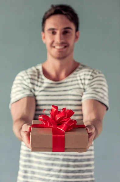 Romantic young man — Stock Photo, Image