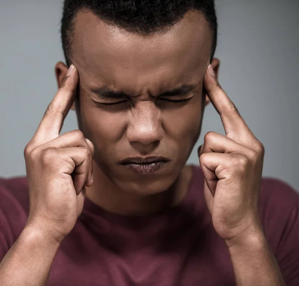 Afro amerikan kille — Stockfoto