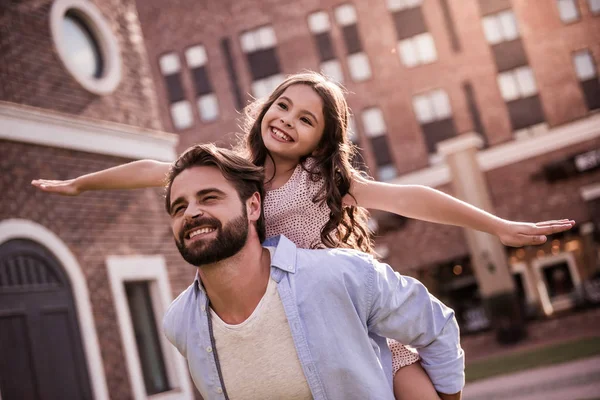 Padre e hija — Foto de Stock