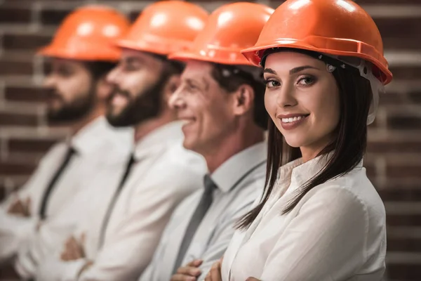 Equipo de arquitectos — Foto de Stock