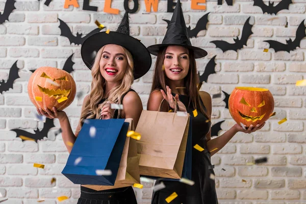 Ragazze pronte per la festa di Halloween — Foto Stock