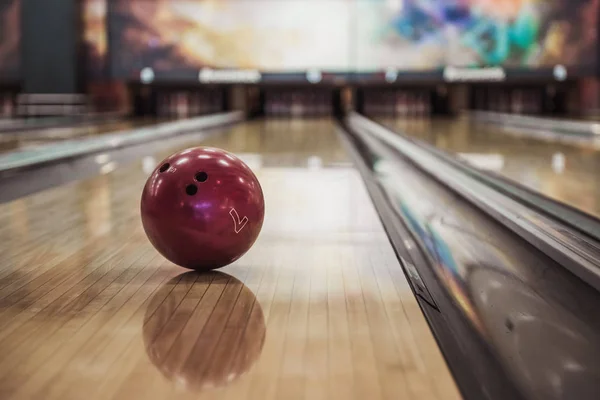 Modern bowling terem — Stock Fotó
