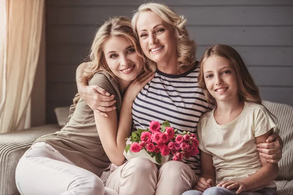 Saludos de vacaciones de la abuela — Foto de Stock