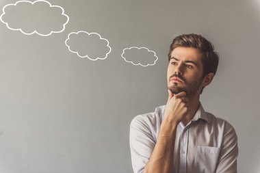 yakışıklı genç işadamı