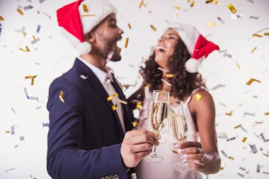 Yeni yıl ruhsal durum ile Çift