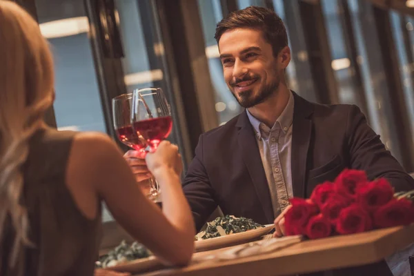 Couple on a date — Stock Photo, Image