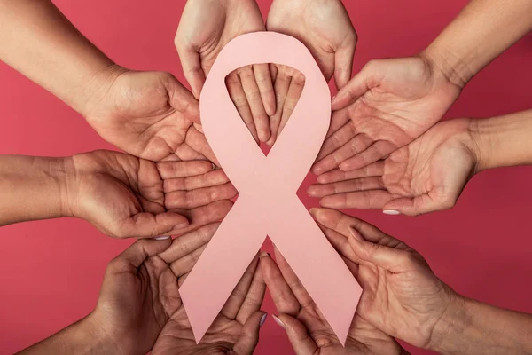 Mujeres contra el cáncer de mama — Foto de Stock