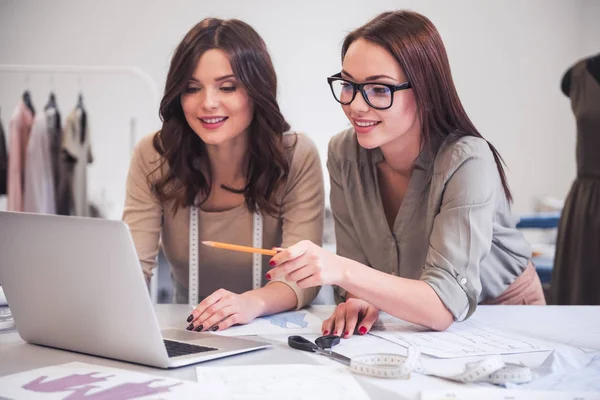 Two designers working — Stock Photo, Image