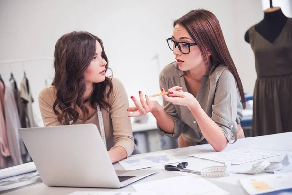 Two designers working — Stock Photo, Image