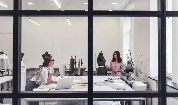 Two designers working — Stock Photo, Image