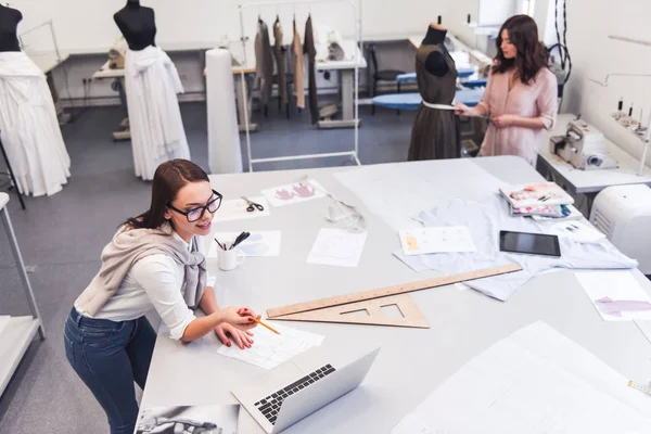 Two designers working — Stock Photo, Image