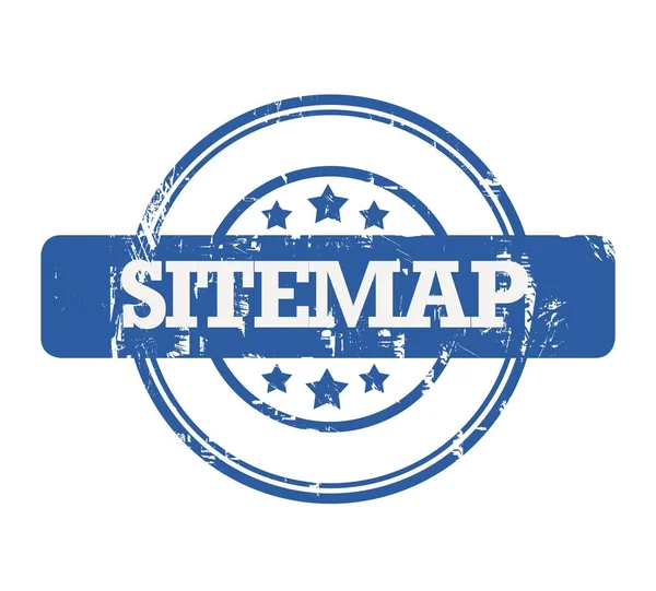 SEO-Sitemap-Stempel — Stockfoto