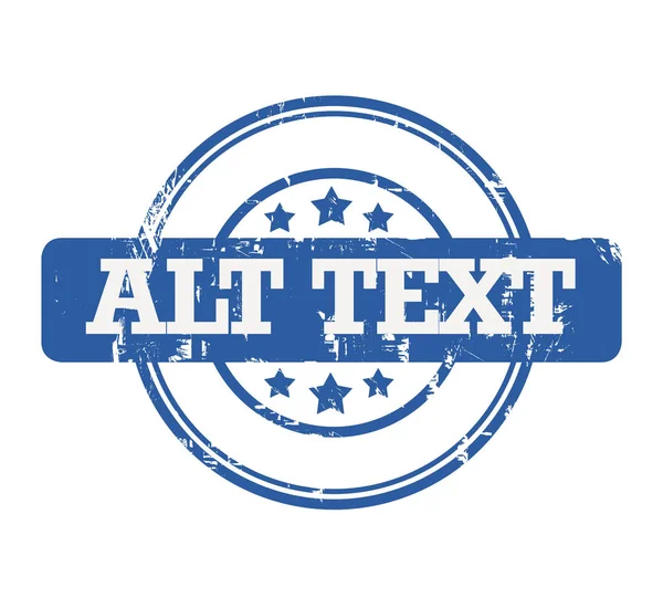 Alt Text SEO stamp — Stock Photo, Image