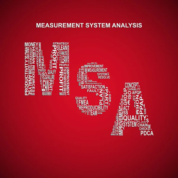 Meting systeem analyse diagonale typografie achtergrond — Stockvector