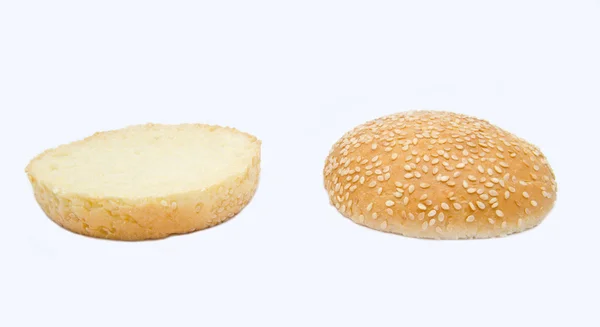 Two halfs of hamburguer — Stock Photo, Image