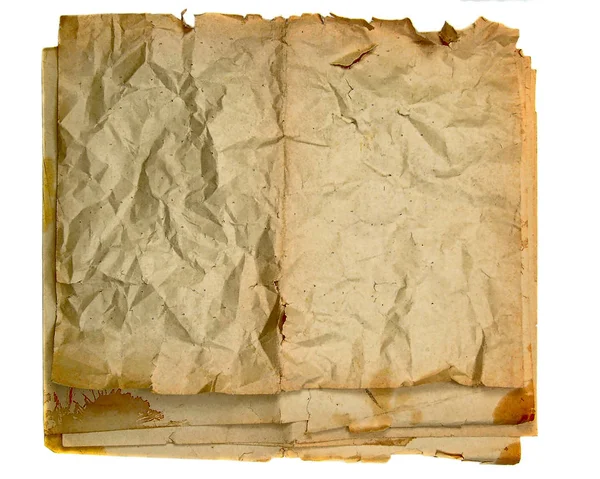 Текстурированные листы гранж-бумаги — стоковое фото