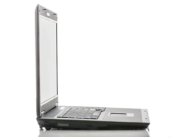 Vista lateral del ordenador portátil —  Fotos de Stock