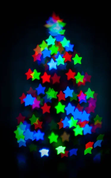 Brilhante árvore de Natal — Fotografia de Stock