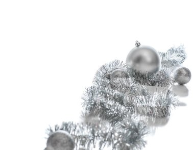 Gümüş Noel süslemesi