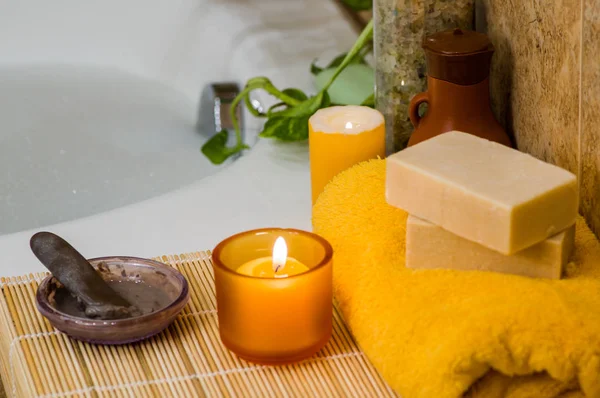 Spa in home bathroom — Stock Photo, Image