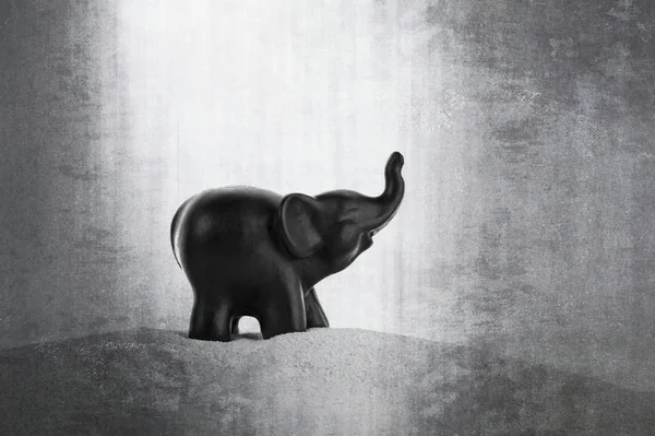 Figura Elefante Sobre Fondo Aislado Con Diferentes Effec — Foto de Stock