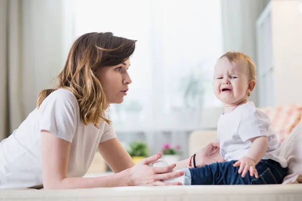 Maman Avec Bebe Le Bonheur Mere Stock Photo