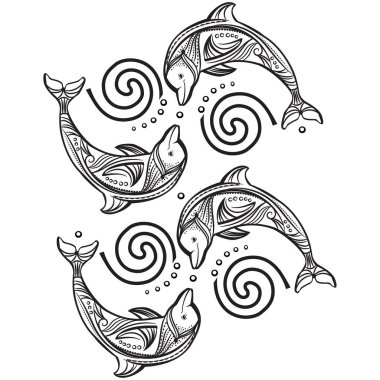 Yunus dalga dekore edilmiş