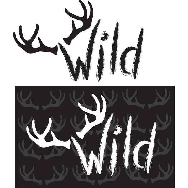 Wild. Hand drawn lettering
