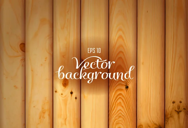 Vektor trä planka bakgrund — Stock vektor
