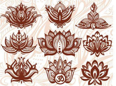 Süs Lotus çiçekleri