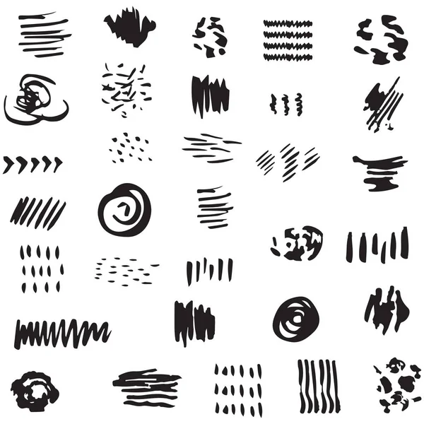 Elle çizilmiş karalama sembolleri 