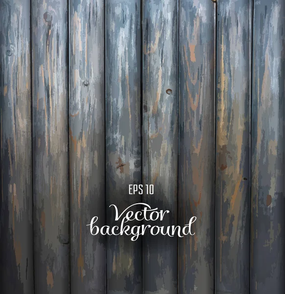 Rustic Wood plank gray vintage background — Stock Vector