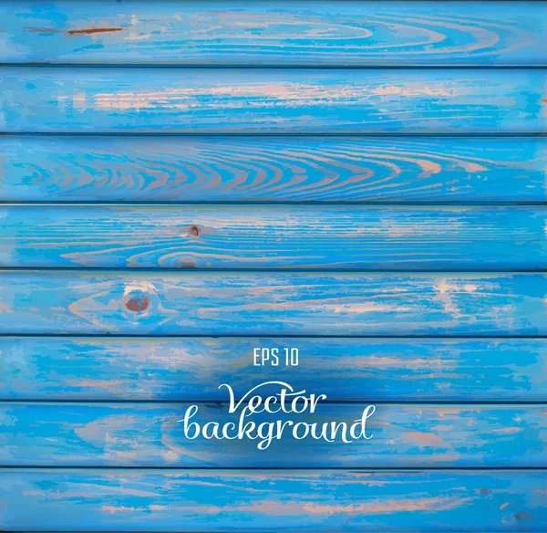 Holzplanke blauer Hintergrund — Stockvektor
