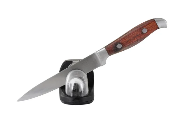 Isolierter Messerschärfer Auf Weißem Hintergrund — Stockfoto