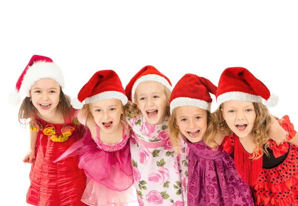 Group of Christmas kids — Stock Photo, Image