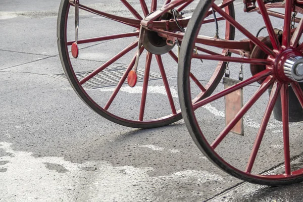 Old vintage carriage wheels — Stock Photo, Image