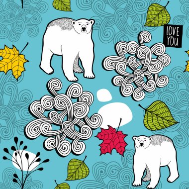 Beyaz ayılar ile Seamless Modeli