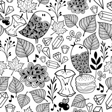  sevimli kuş ile duvar kağıdı 