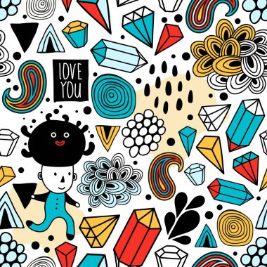 Soyut öğeler ile sorunsuz arka plan