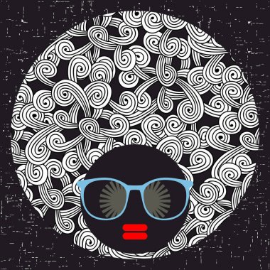 kadın koyu tenli ve türban