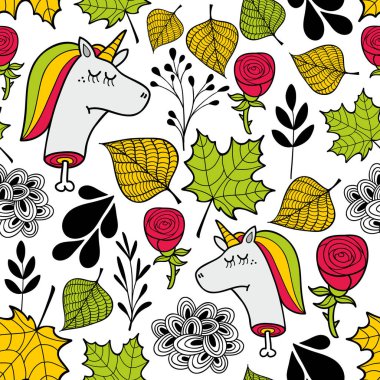 Üzgün desende Dikişsiz sonbahar renkleri.