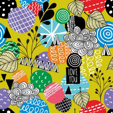 sorunsuz geçmiş ile çiçek öğeleri.