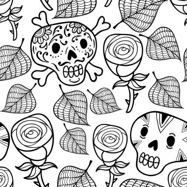 Kafatasları ile kusursuz desen